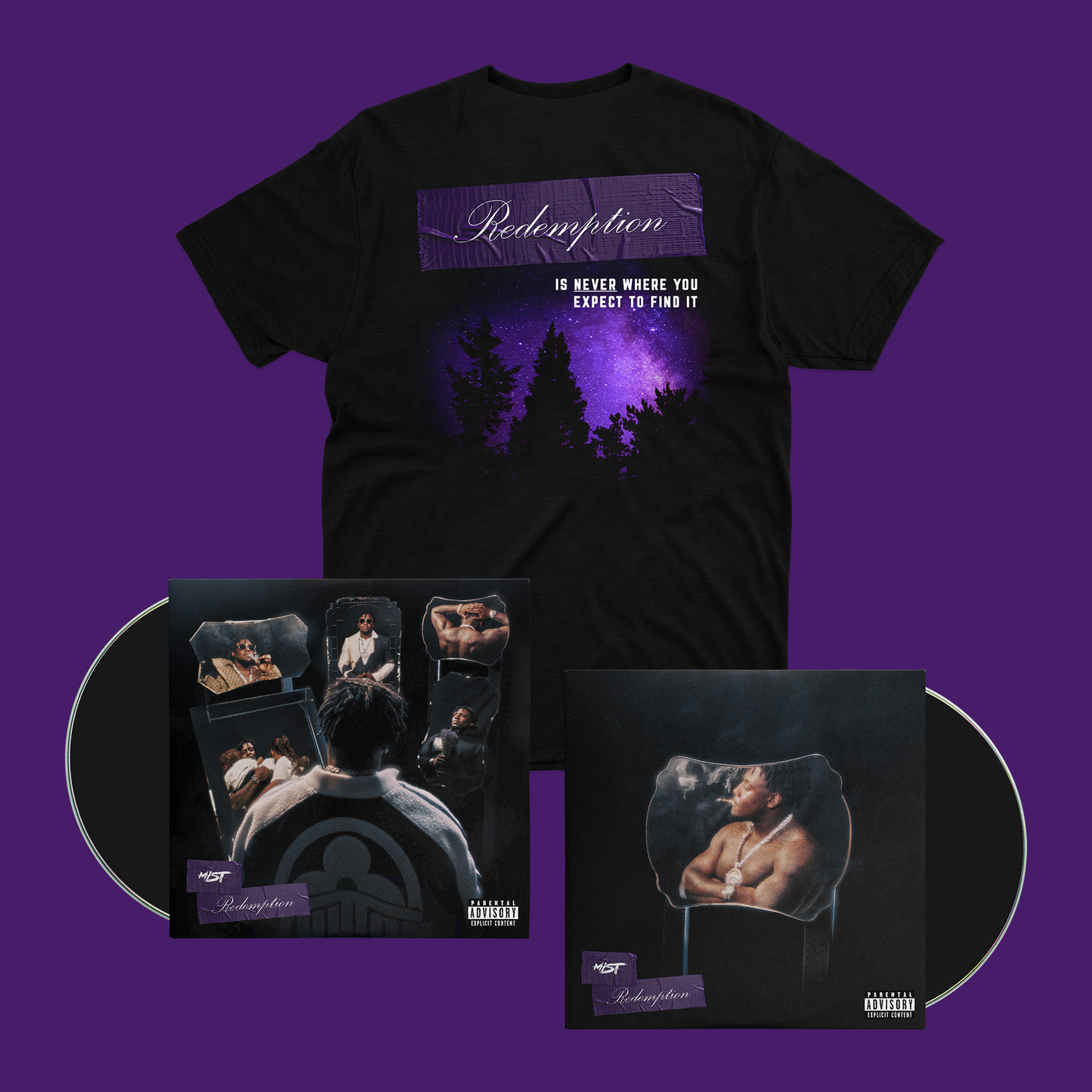 Redemption - Signed CD T-Shirt Bundle